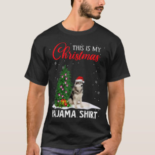 This Is My Christmas Pajama Siberian Husky Xmas Do T-Shirt