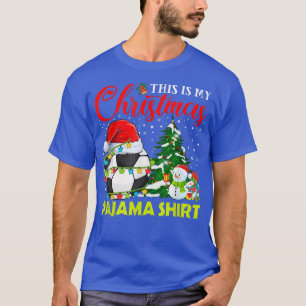 This Is My Christmas Pajama Soccer Christmas Tree T-Shirt