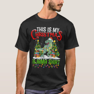 This Is My Christmas Pajama Spinosaurus Christmas T-Shirt