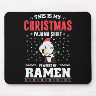 This Is My Christmas Pajama Tee Wered By Ramen San Mouse Pad