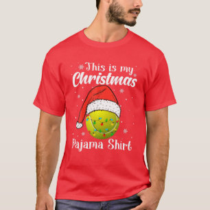 This Is My Christmas Pajama Tennis Sport Lover T-Shirt