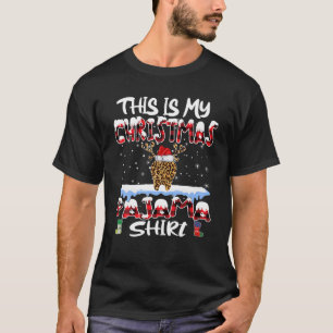 This Is My Christmas Pajama Tooth Leopard Dentist T-Shirt