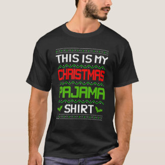 This Is My Christmas Pajama - Ugly Christmas Women T-Shirt