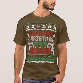 This Is My Christmas Pajama Ugly Xmas Sweater Gymn