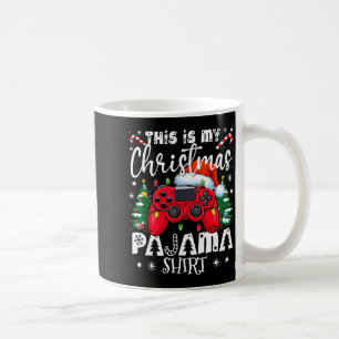 This Is My Christmas Pajama Video Game Gamer Boys  Coffee Mug