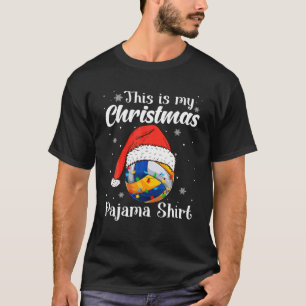 This Is My Christmas Pajama Volleyball Sport Lover T-Shirt