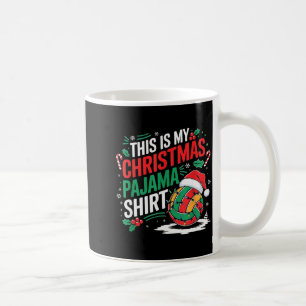 This Is My Christmas Pajama Volleyball Srt Xmas Coffee Mug