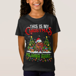 This Is My Christmas Pajama Water Buffalo Christma T-Shirt