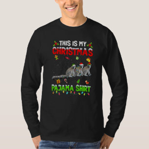 This Is My Christmas Pajama Xmas Lemur Squad T-Shirt