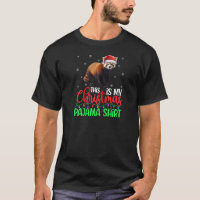 This Is My Christmas Pajama Xmas Lights Red Panda