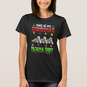 This Is My Christmas Pajama Xmas Polar Bear Squad T-Shirt