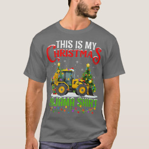 This Is My Christmas PajamaSnow Plough Christmas T-Shirt