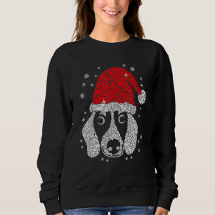 This Is My Christmas Pijama Santa Hat Dachshund Sweatshirt