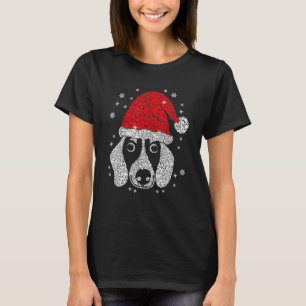This Is My Christmas Pijama Santa Hat Dachshund T-Shirt