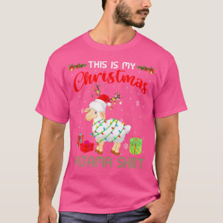 This Is My Christmas Santa Reindeer Sheep T-Shirt