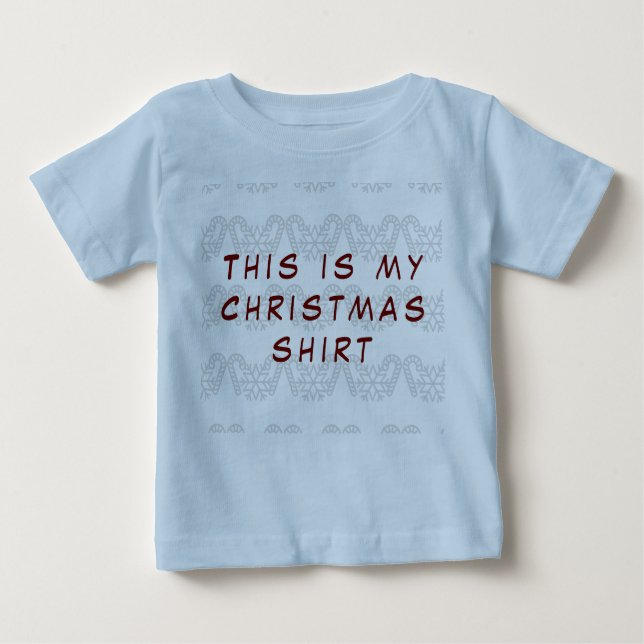 This is my Christmas shirt cute baby apparel (Front)