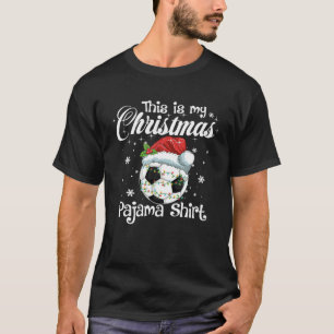 This Is My Christmas Soccer Pajama Gifts For Boys T-Shirt