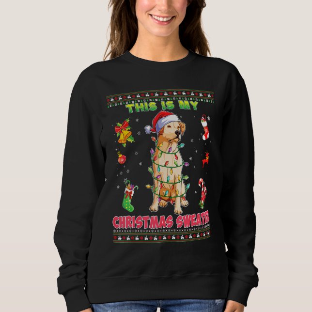 This Is My Christmas Sweater Labrador Retriever Do (Front)