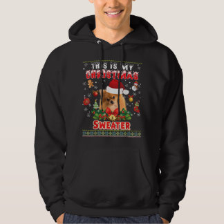 This Is My Christmas Sweater Pomeranian Dog Ugly M