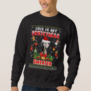 This Is My Christmas Sweater Weimaraner Dog Ugly M