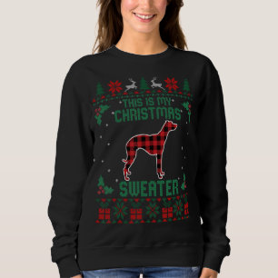 This Is My Christmas Sweater Whippet Dog Ugly Xma