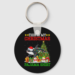 This Is My Christmas Tree Pyjamas Orca Lighting Ch Key Ring