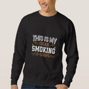 This Is My Cigar Smoking Tee Gentleman Pipe Lounge