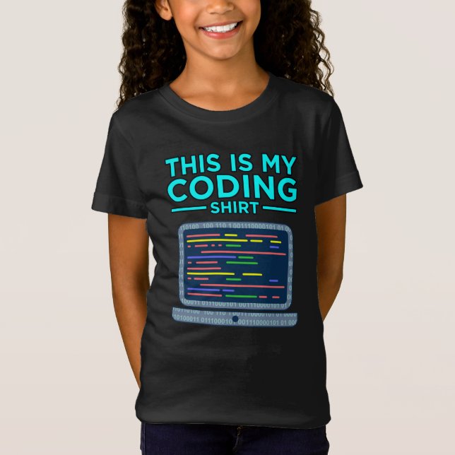This Is My Coding Computer Programming Programmer T-Shirt (Front)