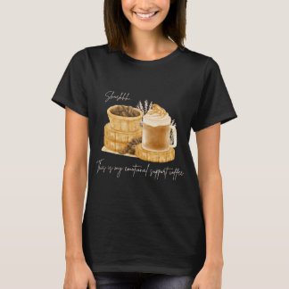 This Is My Coffee Aesthetic Pastel Funny Art T-Shirt