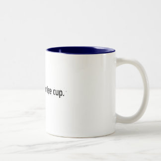 This is my coffee cup. Two-Tone coffee mug