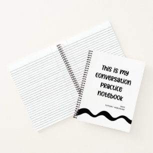 This Is My Conversation Practice Funny Introvert  Notebook