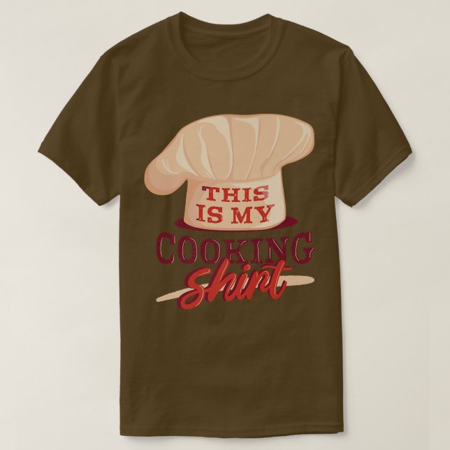 This is my cooking uniform T-Shirt (Design Front)
