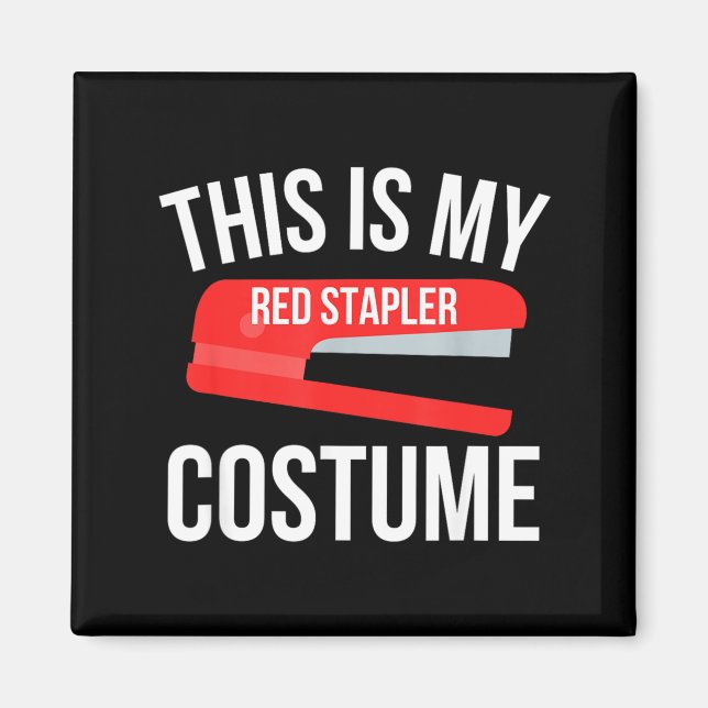 This Is My Costume Funny Easy Halloween Magnet (Front)