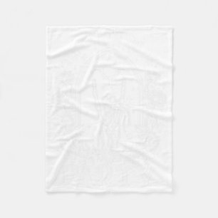 This Is My Costume Funny Halloween Ghost Design  Fleece Blanket