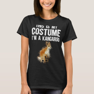 This Is My Costume I'm A Kangaroo Cute Halloween T-Shirt