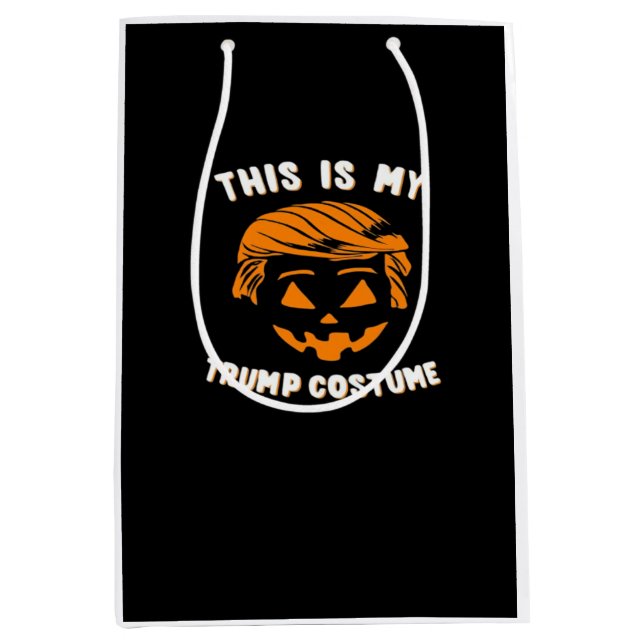 This Is My Costume - Trumpkin  Medium Gift Bag (Front)