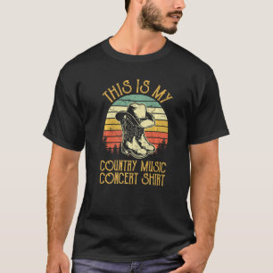 This Is My Country Music Concer Southern Western T-Shirt