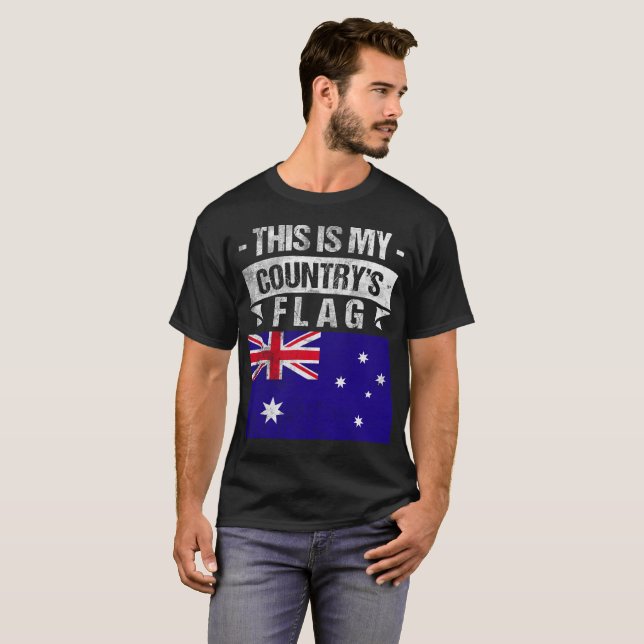 This is My Country's Flag Australian Flag tshirt (Front Full)