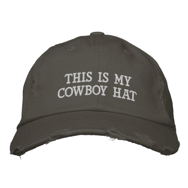 This Is My Cowboy Hat Funny (Front)