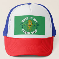 This Is My Crop Top Funny Farmer Farming Corn Love