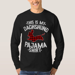 This Is My Dachshund Pajama T-Shirt