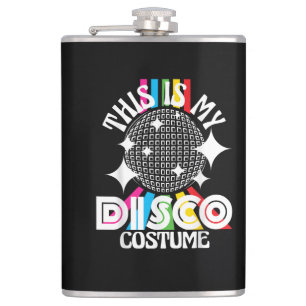 This is My Disco Costume - 1970s Funky Party  Hip Flask
