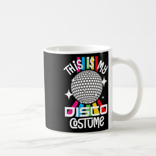 This Is My Disco Costume Funny 1970s Funky 70s Dan Coffee Mug (Right)