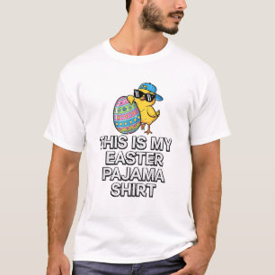 This is My Easter Pajama Shirt Chick Egg Boys Kids