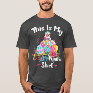 This Is My Easter Pajama Shirt Cute Flowers Guinea