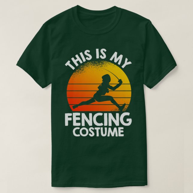 This Is My Fencing Costume  T-Shirt (Design Front)