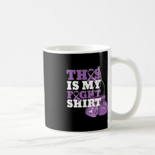 This Is My Fight Alzheimer Fighter Support Strong Coffee Mug