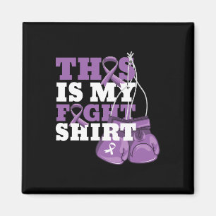 This Is My Fight Alzheimer Fighter Support Strong Magnet
