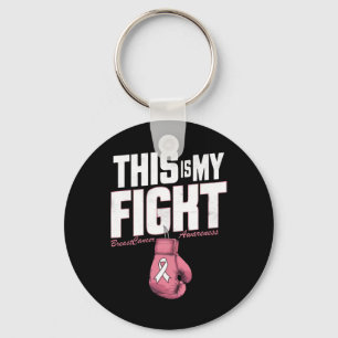 This Is My Fight Breast Cancer Awareness Boxing Gl Key Ring