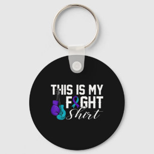This Is My Fight Shirt Suicide Prevention Awarenes Key Ring